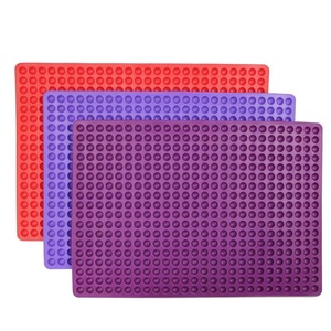 Không dính thân thiện với môi cấp thực phẩm mini Vòng Silicone Khuôn nấu nướng xử lý <span class=keywords><strong>Mat</strong></span> Pastry - Product Image 1