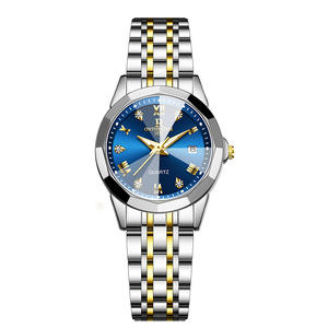 Vente Directe en Gros de Montres à Quartz Haut de Gamme pour Femme, Calendriers Lumineux, Diamants, Bracelets en Acier Inoxydable Étanche - Product Image 3