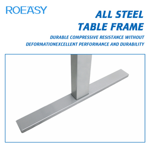 Roeasy 2 giai đoạn Ergonomic động cơ duy nhất kim loại Chân bảng điện chiều cao có thể điều chỉnh đứng bàn khung nâng bảng - Product Image 6