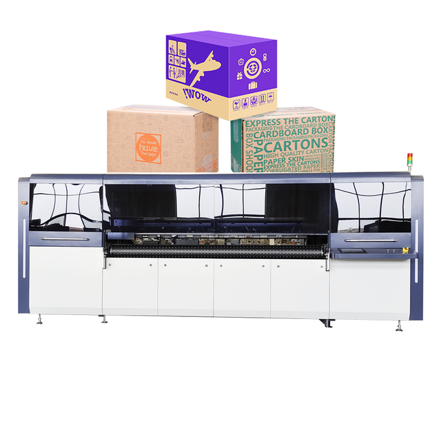 Automatic Corrugated Cardboard Sheet Digital Printing Machine Color Carton Box Printer 2500mm