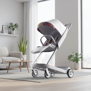 Nouvelle arrivée : système de <span class=keywords><strong>poussette</strong></span> pliable et légère, système de voyage, tricycle pour bébé, poussettes, marcheurs, porte-bébés, PVC/tricoté - Product Image 4