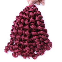 Perruque tressée géante en fibre synthétique, teinte, à trame unique, avec emballage personnalisé et logo, protection et coiffage des cheveux, vente directe usine