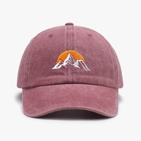 Nueva Gorra de Béisbol Unisex Modelo Transfronterizo para Hombre, Estilo Vintage Lavado y Desgastado, 100% Poliéster, 6 Paneles Curvos, Cuatro Estaciones
