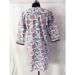 คอตตอนทำด้วยมือบล็อกพิมพ์สั้นเคอร์ติส - Product Image 3