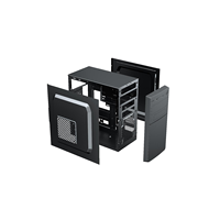 Haute qualité usine OEM personnaliser pas cher mi tour noir ordinateur de bureau étui Pc étui Micro Atx étui de bureau
