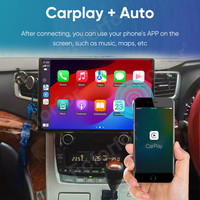 Reproductor Multimedia de Radio para coche de 13,1 pulgadas, pantalla táctil Android 13,0 para Toyota Alpha 2008-2014, navegador GPS estéreo Carplay