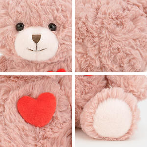 Новая игрушка-зверюшка для автоматов <span class=keywords><strong>2026</strong></span> года, 23 см, милый плюшевый медведь в форме сердца из ПП-хлопка, подарок на День святого Валентина - Product Image 6