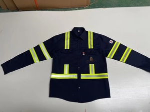 Uniforme de bombero resistente al fuego FR Camisa de trabajo de soldadura Camisa DE TRABAJO DE PUNTO Taylor resistente al fuego - Product Image 2