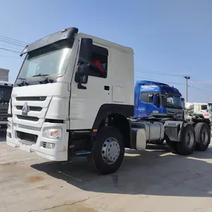 10 автоматических Евро 3 Jinan тяжелый грузовик импорт и экспорт SINOTRUCK ручной б/у Howo трейлер тягачи Sinotruk 6 - 8 л дизель