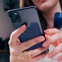Portefeuille de téléphone auto-adhésif, porte-cartes à coller, colle 3M, poche arrière en cuir PU pour iPhone Samsung, accessoires mobiles universels