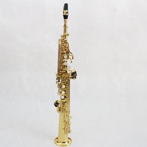 <span class=keywords><strong>Saxophone</strong></span> soprano droit pour instruments à vent, support OEM, vente en gros <span class=keywords><strong>de</strong></span> saxophones soprano - Product Image 1