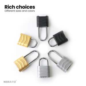 <span class=keywords><strong>Cadenas</strong></span> à combinaison à 4 <span class=keywords><strong>chiffres</strong></span> en alliage d'aluminium léger pour extérieur, avec manille courte et longue, pour une sécurité accrue - Product Image 2