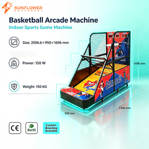 Macchina da Gioco Arcade di <span class=keywords><strong>Basket</strong></span> da Strada con Punteggio Elettronico e Timer per Parchi Divertimento e Zone <span class=keywords><strong>Giochi</strong></span> - Product Image 2