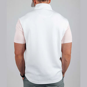 شعار مخصص عينة رياضية ربع سحاب سترات الجولف للتنس سترة واقية مقاومة للماء خفيفة الوزن سريعة الجفاف جاكيت رجالي بسحاب - Product Image 4