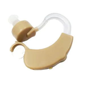 Ear hook hearing aid personal sound amplifier for profound hearing loss