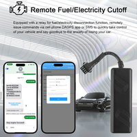 DAGPS Petits dispositifs de suivi de voiture économiques Tk205 Traceur GPS avec carte SIM Plateforme gratuite Détection d'allumage et d'extinction