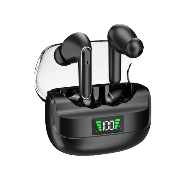 LED Digital Display In-Ear TWS Earbuds for 5.4 IPX5 Waterproof Hi-Fi Sound HD Call Noise Canceling Long
