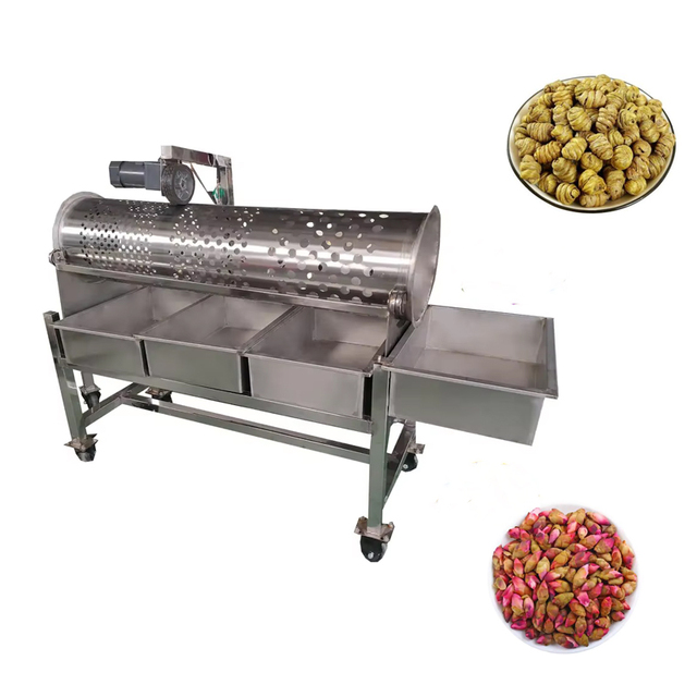 Different Size Pine Nut Dry Flower Tea Rose Jasmine Tea Chrysanthemum Tea Lotus Seeds Sorting Classifier Machine