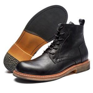 Design Mens Classic <b>Boots</b> Genuine Leather Cowboy Shoes Men Custom Leather <b>Boot</b> - Product Image 3
