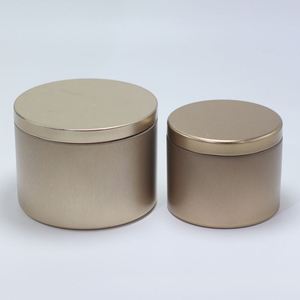2oz 4oz 6oz 8oz 10oz 16oz Tin Cans for Candles with Lid Factory Custom Logo Tin <b>Box</b> Matte Black Containers <b>Metal</b> Candle Tins - Product Image 5