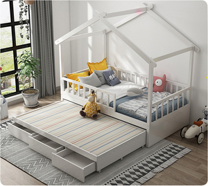 Đa Chức Năng 200X90Cm Ngăn Kéo Lưu Trữ Lớn Giường Trẻ Em Màu Hồng Cho Bé Gái - Product Image 3