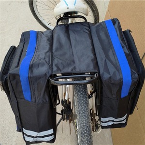 Sacoche de vélo multifonctionnelle imperméable unisexe pour porte-bagages arrière avec fermeture éclair – Vente en gros usine - Product Image 6