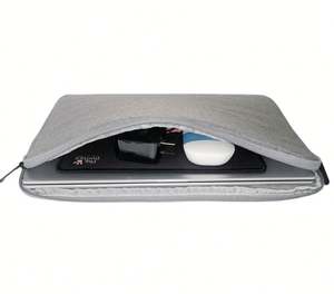 Housse d'ordinateur portable en feutre polyester personnalisée avec logo pour hommes et femmes, design personnalisé, taille 35x26x2, impression sérigraphique/sublimation, broderie - Product Image 4