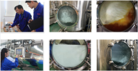 Industri 1000L vakum Sdr etanol limbah air peralatan memilah uap pertunangan Mvr Evaporator