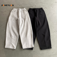 Ensemble de survêtement homme haut de gamme : sweats à capuche et pantalons de jogging épais, personnalisables, coupe oversize, deux pièces