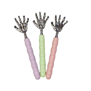 Stainless Steel Extendable Back Scratcher With Skeleton Hand Design For <b>Massage</b> And Scratching <b>Personal</b> Care Use - Product Image 1