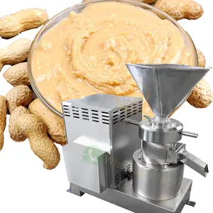 Petit processus magique de broyage de noix de cacahuètes, lait de karité, beurre de sésame, Machine de broyage, appareil de broyage colloïdal