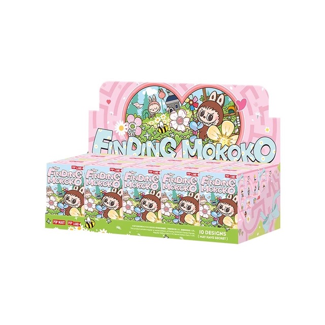POP MART Original Multiple Styles of Collaborative Blind Boxes, PVC Material Collectible Figures and Trendy Blind Box Toys