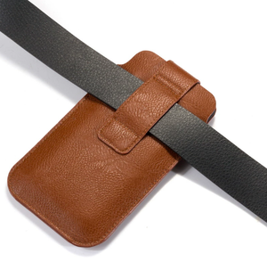 Support de ceinture de luxe en cuir PU souple pour <span class=keywords><strong>iPhone</strong></span> <span class=keywords><strong>14</strong></span> Pro <span class=keywords><strong>pochette</strong></span> de transport universelle pour téléphone portable avec fente pour carte modèle Plus - Product Image 3