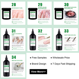 Vente en gros usine – Collection de 34 types de vernis gel fonctionnels 1000 ml à retirer par trempage, OEM/ODM, longue tenue, sans HEMA, gel UV pour ongles - Product Image 5
