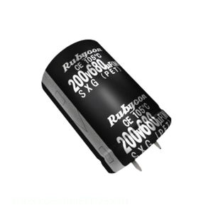 ตัวเก็บประจุแบบมีสแนป560 uF ฝาผ่านรู560 uF 20% 200V แบบดั้งเดิม - Product Image 1