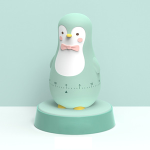 60 phút Google phim hoạt hình chim cánh cụt năng suất hẹn giờ trẻ em Pomodoro nghiên cứu bàn hẹn giờ đếm ngược cơ khí nhà bếp hẹn giờ - Product Image 3