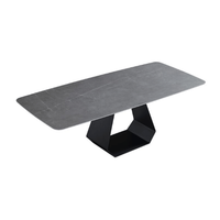 Table à manger en marbre pour la maison, restaurant, ensemble de table à manger
