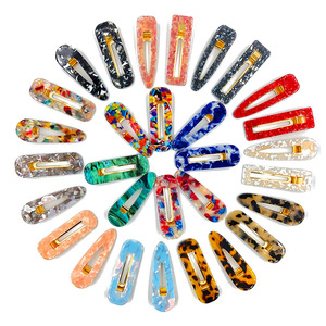Barrettes en acétate scintillant ShilyOS, vente en gros, logo personnalisé, ensemble de barrettes dorées, accessoires capillaires géométriques pour femmes, OEM ODM - Product Image 6