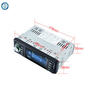 Reproductor de Audio y vídeo MP5 para coche, Radio Estéreo <span class=keywords><strong>cartronic</strong></span> 1 Din, pantalla de 4,1 pulgadas, partes BT, Control remoto, luz ambiental, accesorios para coche 12V - Product Image 3