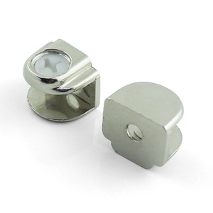 Soporte de Pared Rectangular de Aleación de Zinc para Paneles de Vidrio Hardibosi, Soporte de Fijación para Baño - Product Image 4