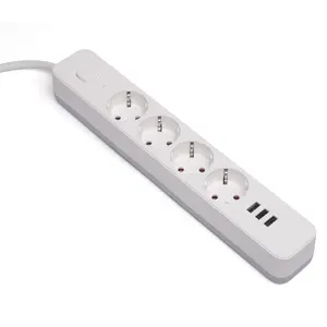 OEM USB Power Strip Tabletop Extension Socket EU Plug