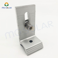 Kit de montage sur pied en L pour structure solaire toit en métal ondulé support de montage solaire universel en aluminium