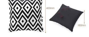 EMOKA-almohada de masaje de vibración multiusos, Cojín cuadrado decorativo para sofá o cama - Product Image 5