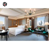 Ensemble de meubles de chambre à coucher tout-en-un 2023 Foshan Leisure Luxury, table rectangulaire 6 chaises, bois massif blanc et tissu, pour hôtel et appartement