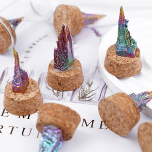 Kindfull Reiki tinh thần pha lê Bismuth tháp chai chữa bệnh thủ công bằng đá kim tự tháp cho thiền Quà Tặng - Product Image 3