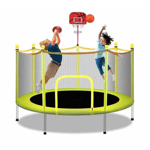 <span class=keywords><strong>Trampoline</strong></span> d'intérieur pour enfants avec filet de protection, <span class=keywords><strong>trampoline</strong></span> pour bébé, <span class=keywords><strong>trampoline</strong></span> de fitness parent-enfant - Product Image 2