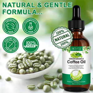 ALIVER 60ml Huile de café vert Arabica pressée à froid, pure et naturelle, pour massage, nourrissante en profondeur, hydratante, pour le visage et le corps - Product Image 6