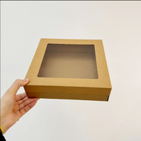 Prix d'usine Boîte à collation imprimée personnalisée Emballage de tarte de couleur en papier kraft pour sushi