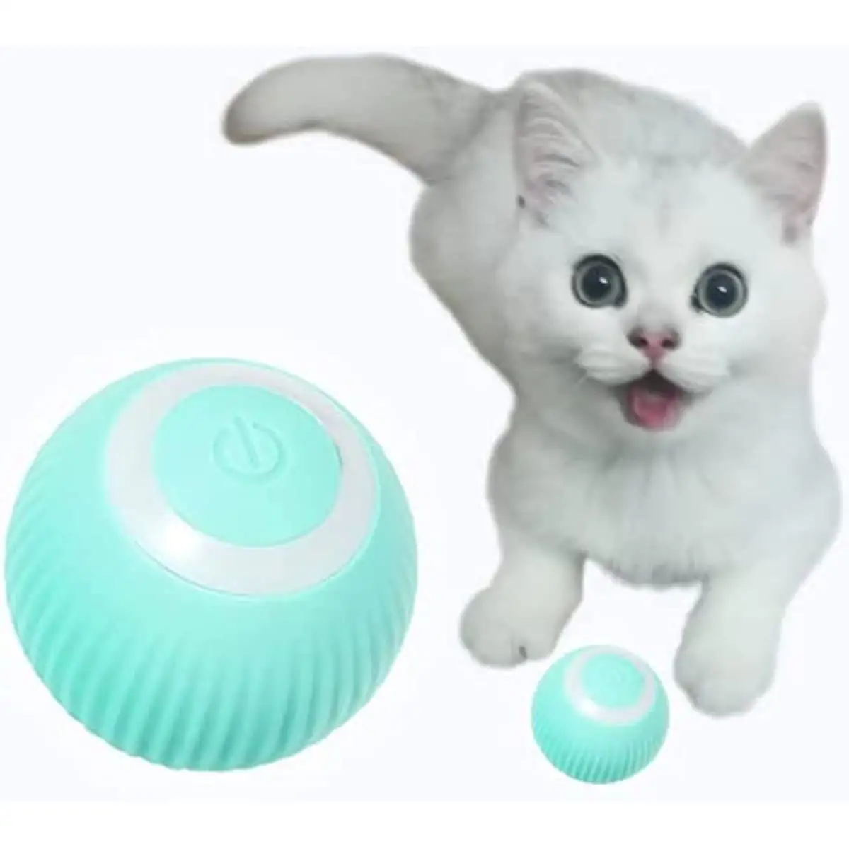 Smart Cat Toys Automatic Rolling Ball Electric Cat Toys Interactive for Cats Training Self Moving Kitten Toys Pet Accessories