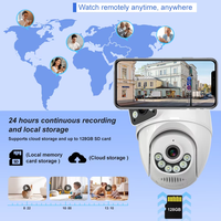 Tuya PTZ WiFi caméra couleur Vision nocturne Audio bidirectionnel suivi de mouvement IP66 étanche Protection extérieure